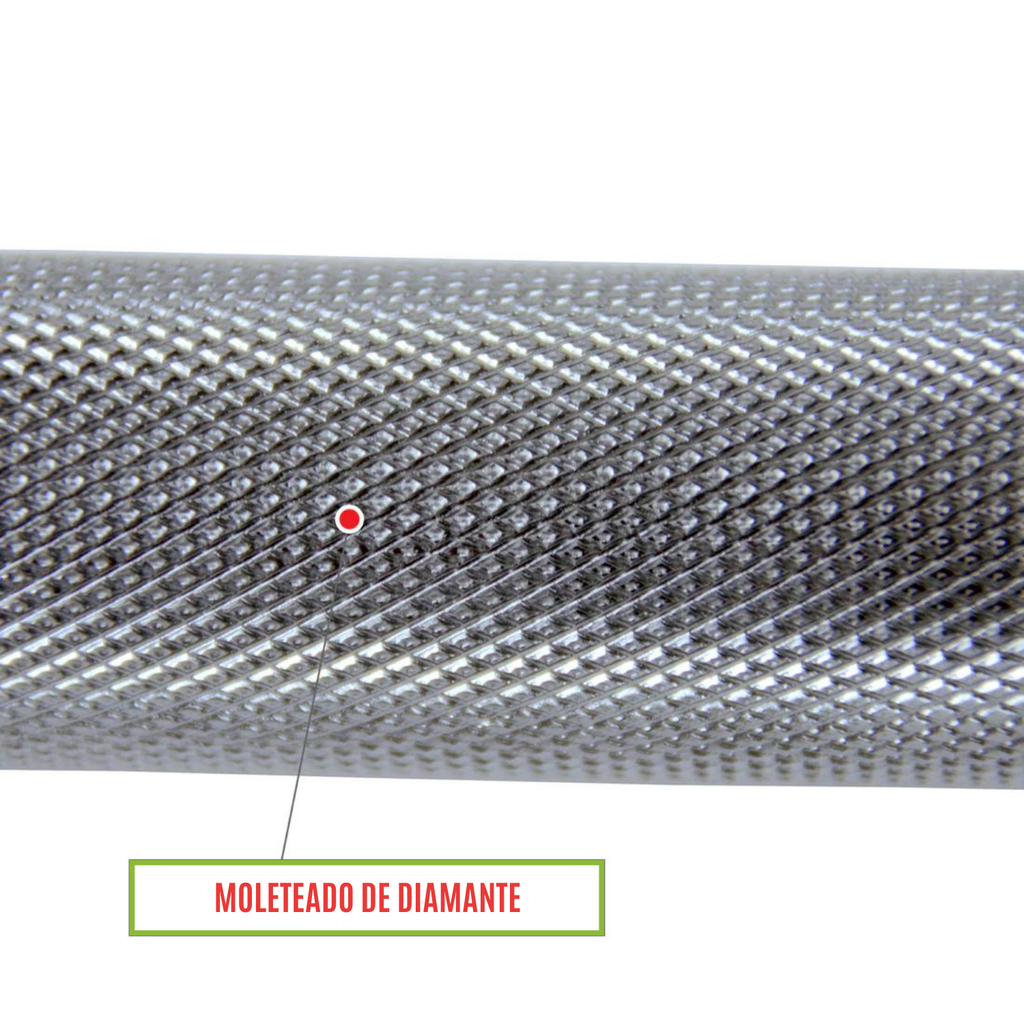 Sunny Health & Fitness Barra curva olímpica de 47" Con collares de aro / 47" Olympic Curl Bar with Ring Collars SF-OB-47