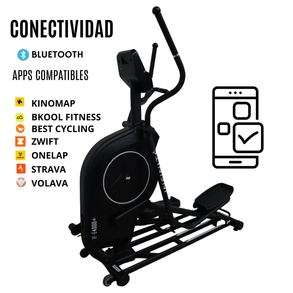 Infinité eliptica profesional con eliminador de 220v  IF-E4000+