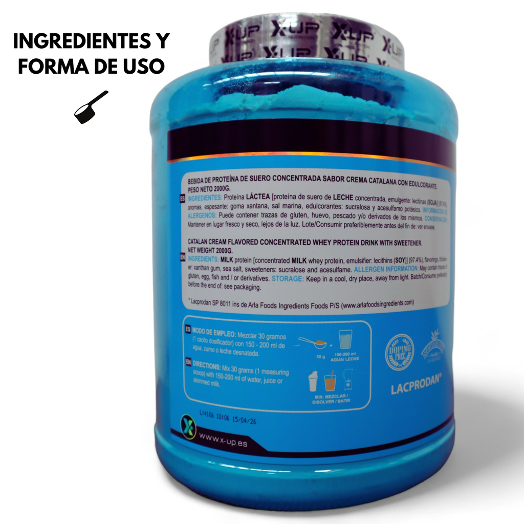 WHEY Proteína Premium Crema Catalana / Premium Protein Catalan Cream 2 Kg WI-WP2K-CC