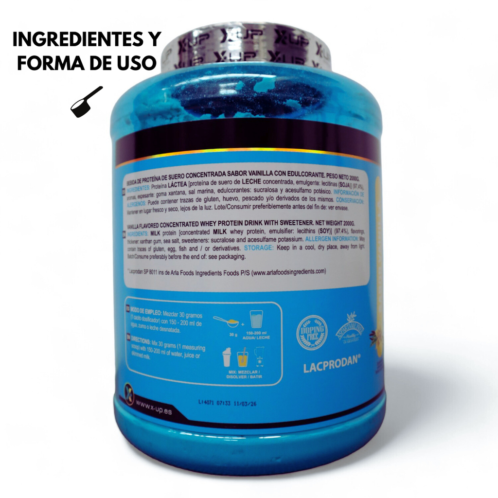 WHEY Proteína Premium Vainilla / Premium Protein Vainilla 2 Kg WI-WP2K-V