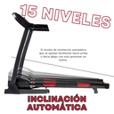 Sunny Health & Fitness Caminadora inclinación automática / Premium Folding Auto-Incline Smart Treadmill SF-T7705SMART