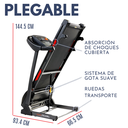 Sunny Health & Fitness Caminadora inclinación automática / Premium Folding Auto-Incline Smart Treadmill SF-T7705SMART
