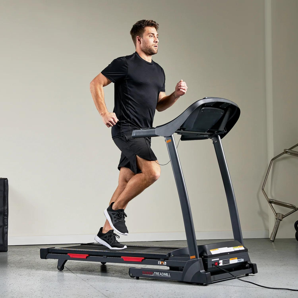 Sunny Health & Fitness Caminadora inclinación automática / Premium Folding Auto-Incline Smart Treadmill SF-T7705SMART