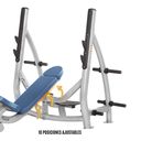Hoist Banco inclinado olímpico con almacenamiento// olympic bench-incline CF-3172A