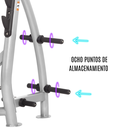Hoist Banco inclinado olímpico con almacenamiento// olympic bench-incline CF-3172A