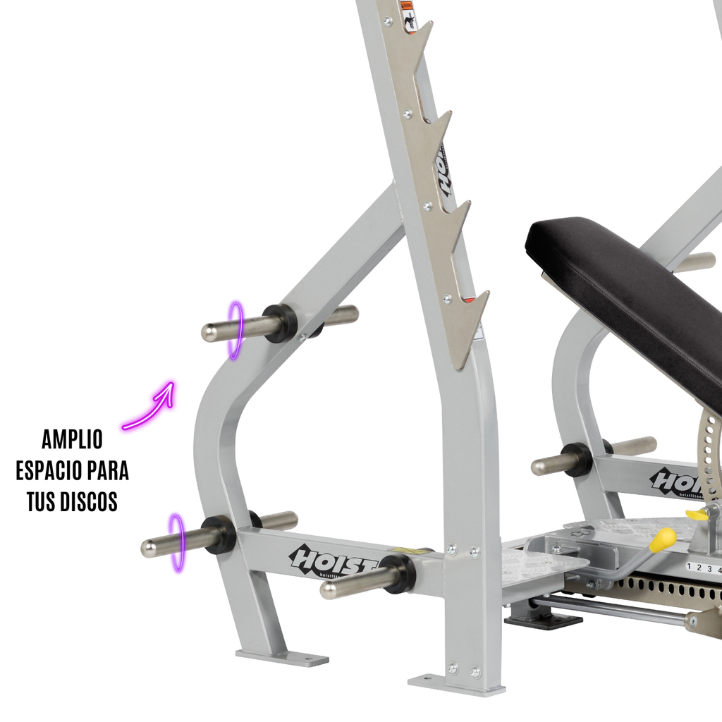Hoist Banco olímpico de 3 posiciones/ 3-way olympic bench CF-2179-B