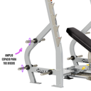 Hoist Banco olímpico de 3 posiciones/ 3-way olympic bench CF-2179-B