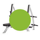 Hoist Banco plano olímpico con espacio de almacenamiento// Olympic bench-flat CF-3170