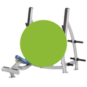 Hoist Banco inclinado olímpico con almacenamiento// olympic bench-incline CF-3172A