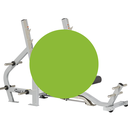 Hoist Banco olímpico de 3 posiciones/ 3-way olympic bench CF-2179-B