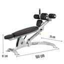 Hoist Banco de abdominales declinado ajustable/ abdominal adjustable bench CF-3264