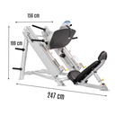 Hoist Prensa de piernas lineal en ángulo/ Linear leg press CF-3355