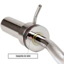 SUNNY HEALTH & FITNESS 48 OLYMPIC SUPER CURL BAR WITH RING COLLARS  SF-OB-48