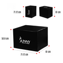 Sunny Cajón Pliométrico de Foamy 3-en-1 SF-NO.072