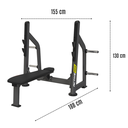 Infinité Banco Olimpico Plano/Olympic Flat Bench IF-APEB11101-O