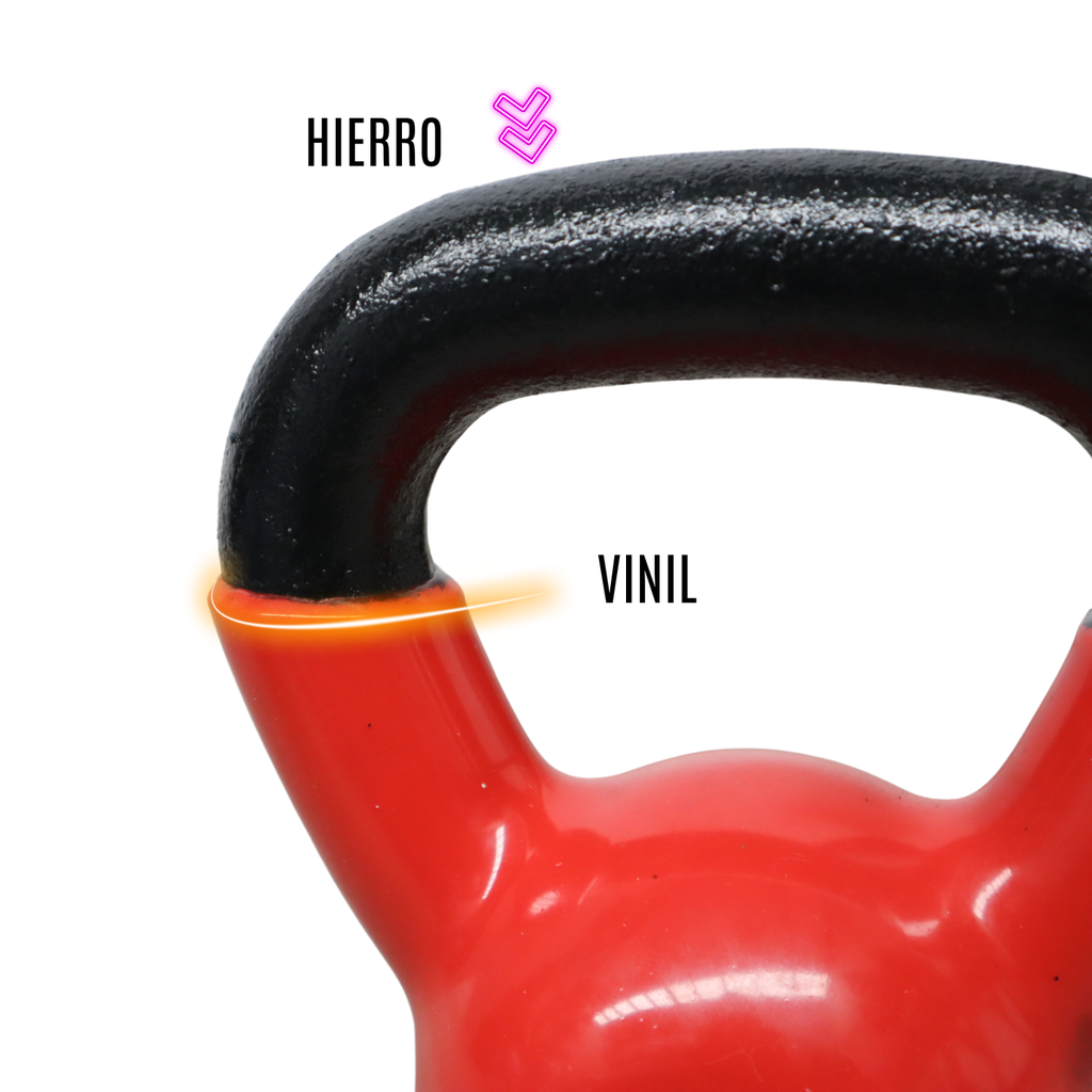 Infinité Pesa Rusa Kettlebell de Acero Cubierta de Vinil 2Kg (IF-K2)