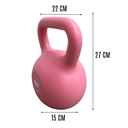 Infinité Pesa Rusa Plástica 6kg ROSA Kettlebell IF-PRP6K-P
