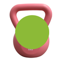 Infinité Pesa Rusa Plástica 6kg ROSA Kettlebell IF-PRP6K-P