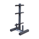 Body Solid Rack de Discos y Sujetador de barras Olímpicas BS-WT46