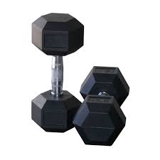 Mancuernas de goma hexagonales 7 kg (par) BT-H7