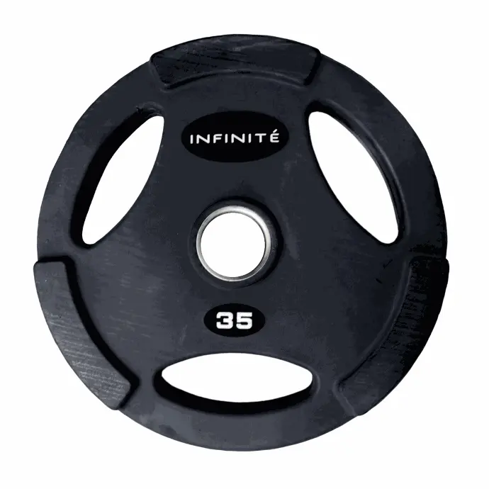 Infinité Disco Olimpico Profesional Forro de goma de alta resistencia 35 Lb IF-50/35LB