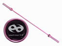 Infinité Barra Olímpica de Aluminio Color Rosa 180 cm 5 Kg IF-180/PINK