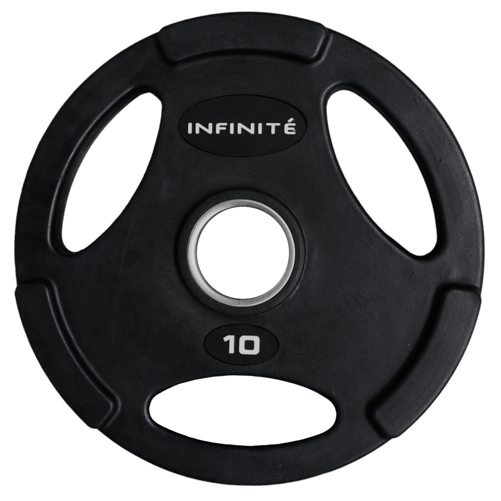 Infinité Disco Olimpico Profesional Forro de goma de alta resistencia10 Kg IF-50/10K