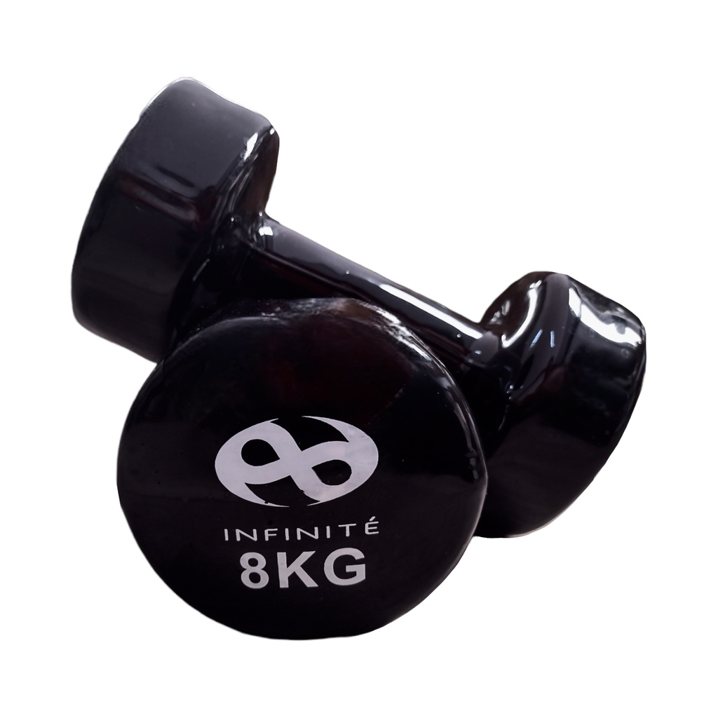 Infinité Par de Mancuernas Profesionales forro de Vinil 8kg IF-V8