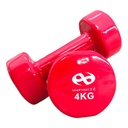 Infinité Par de Mancuernas Profesionales forro de Vinil 4kg IF-V4