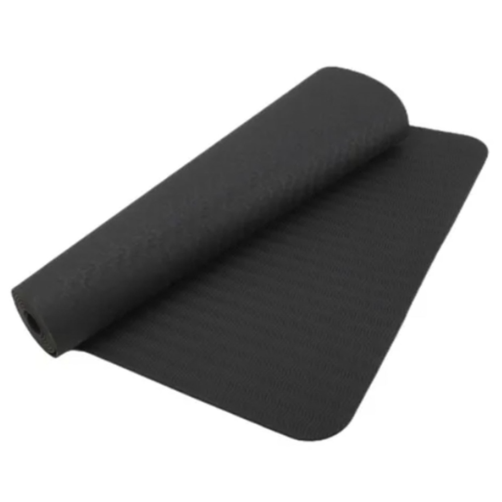 Infinité Tapete Mat de Yoga Pilates Negro IF-TY2