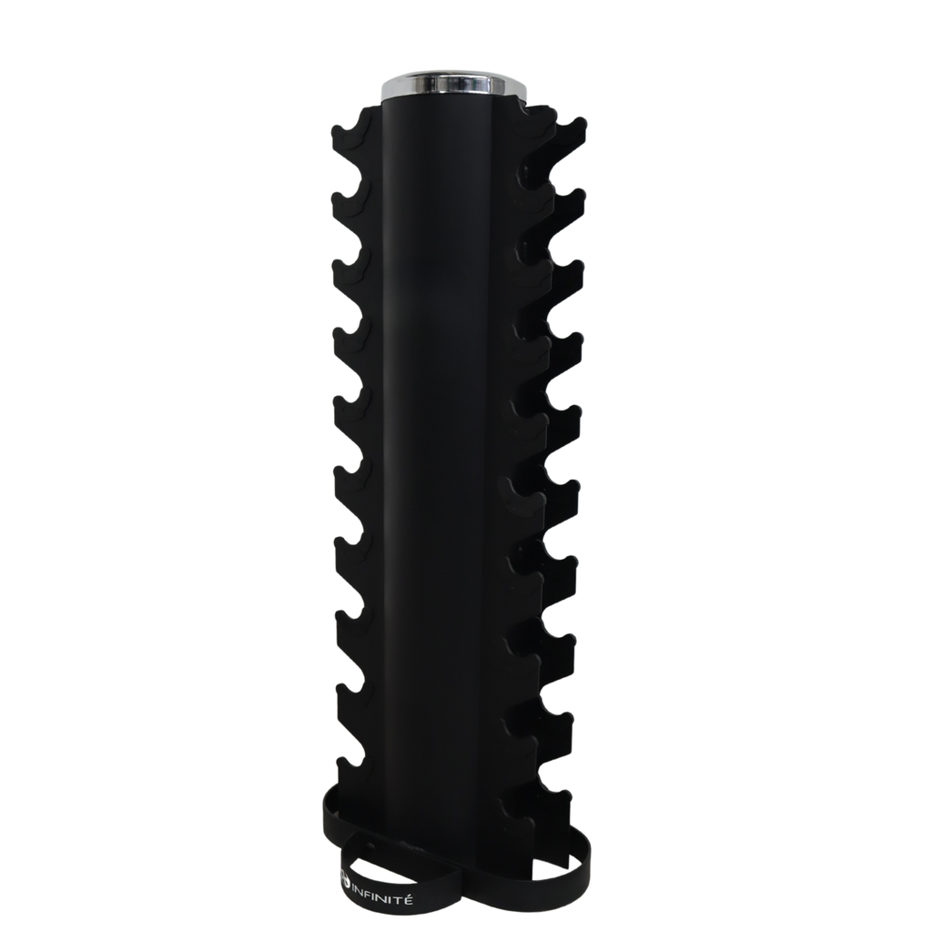 Infinité Rack de mancuernas Hexagonales pesos chicos (1 a 10 Kg)Vertical para 10 Pares/Dumbbell Rack 10 Pair IF-RMV10P 