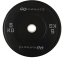 Infinité Bumper Profesional 5 Kg / Black Bumper Plate IF-BPN5