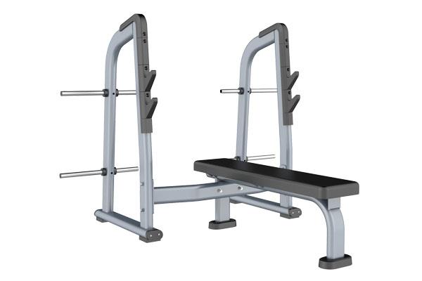 INFINITé Banco Plano Olimpico uso comercial para gimnasio disponible en color Negro IF-FF43