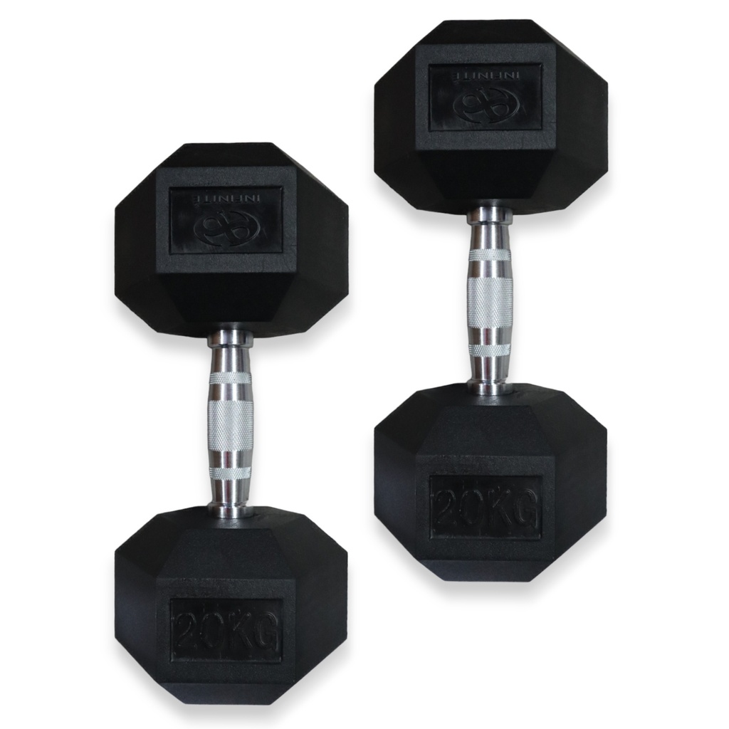Infinité Par de Mancuernas Hexagonales 20 Kg IF-HK20