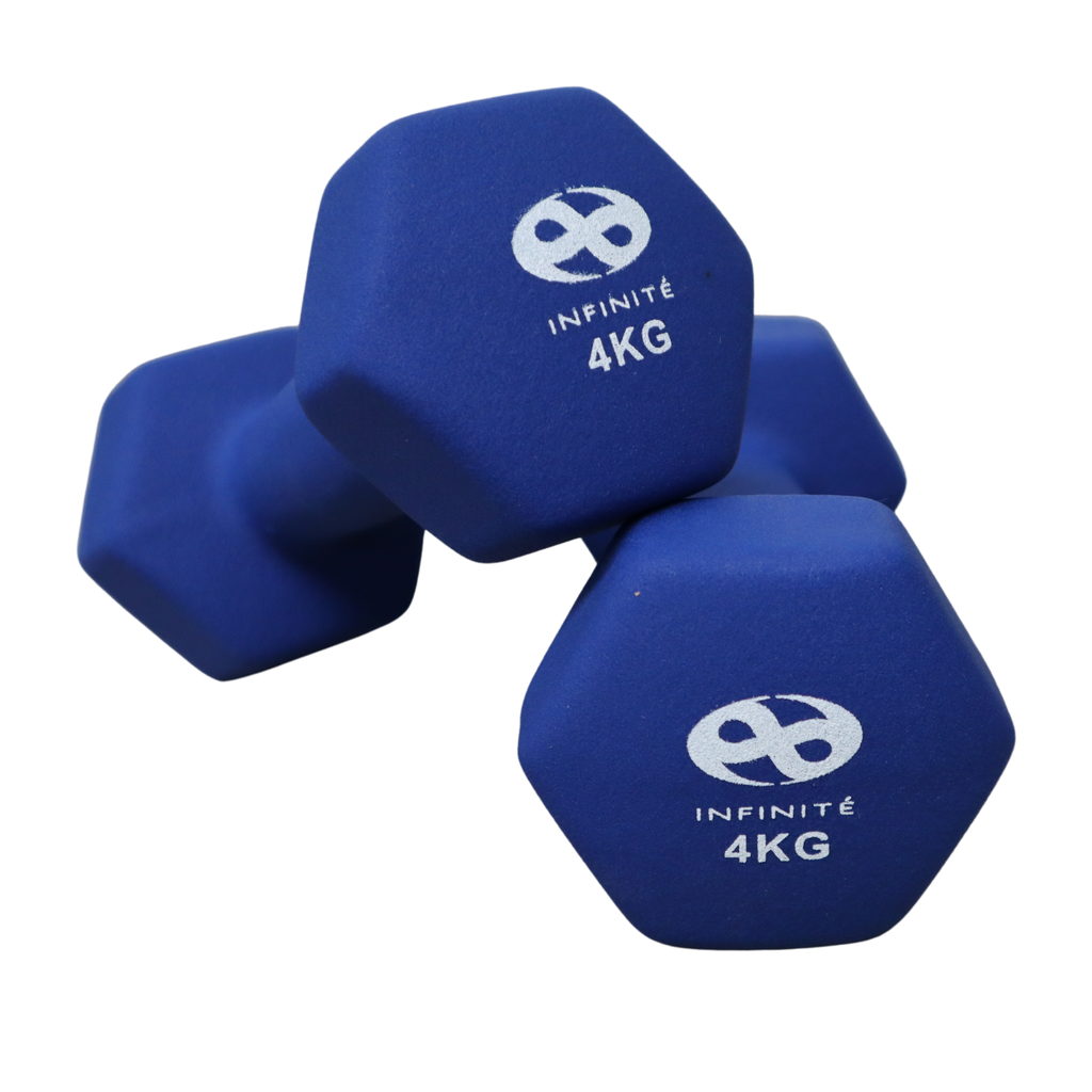 Infinité Par de Mancuernas Profesionales forro de Neopreno 4kg IF-MN4