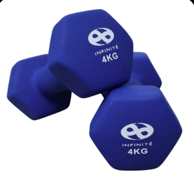 Infinité Par de Mancuernas de Neopreno 4kg IF-MN4