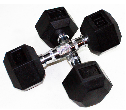 MANCUERNA HEXAGONAL MARCA USA 5 LIBRAS HD-005R