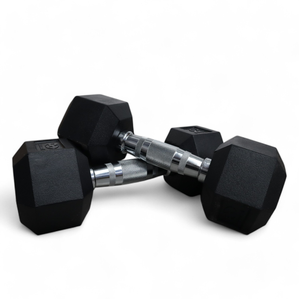 Infinité Par de Mancuerna Hexagonal Goma de alta Resistencia 15 Libras IF-HL15