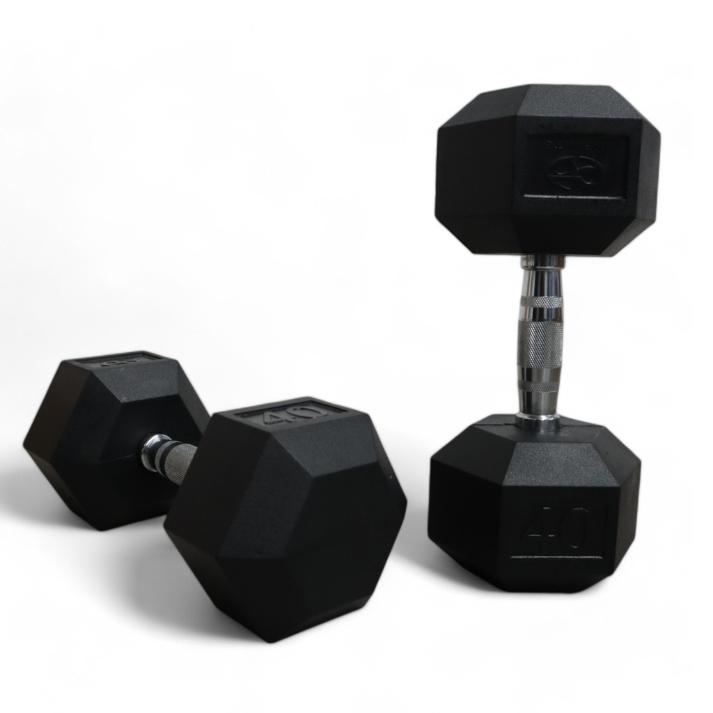 Infinité Mancuerna Hexagonal Goma de alta Resistencia Par 40 Libras IF-HL40