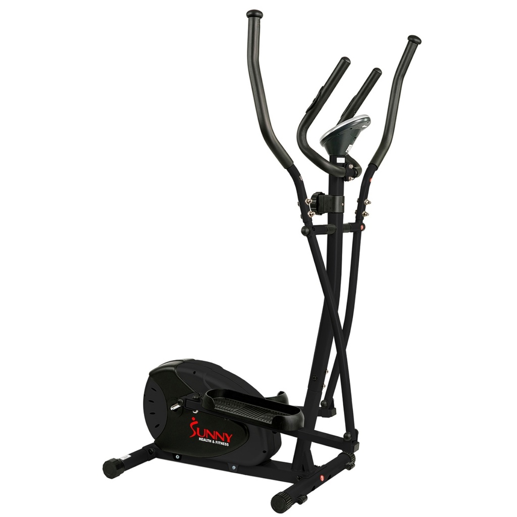 Sunny Health &amp; Fitness Bicicleta Elíptica Resistencia Magnética Negra SF-E905B