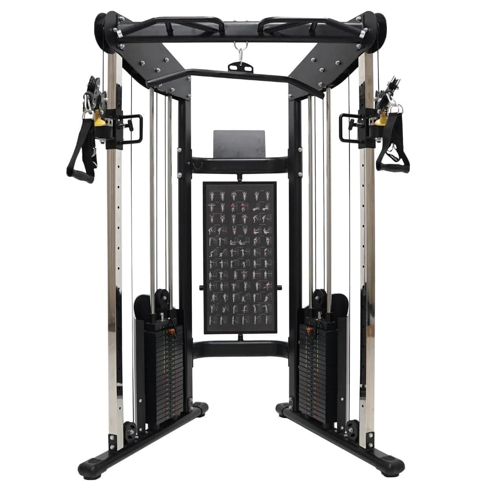 Force USA Gimnasio todo en Uno / Personal Trainer Machine/Crossover en V/Polea Dual / Multifuncional Gym FU-FT