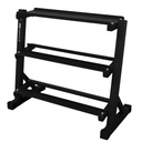 Infinité Rack de Mancuernas / Pesa Rusa, Capacidad 880 Libras Negro IF-R3-NIV