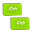 Infinité Par de bloques de yoga color verde limón IF-BY2