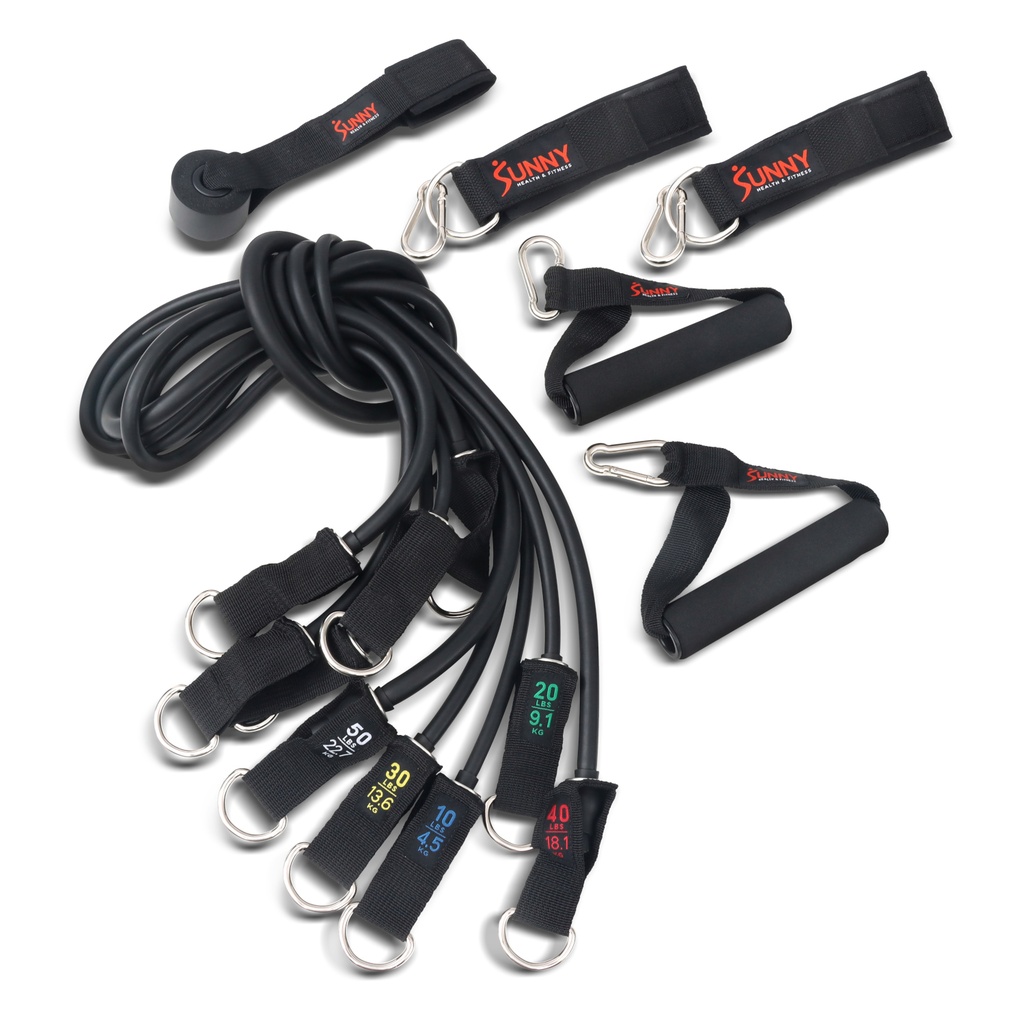 SUNNY HEALTH & FITNESS JUEGOS DE TUBOS DE RESISTENCIA SF-NO.089-COMBO