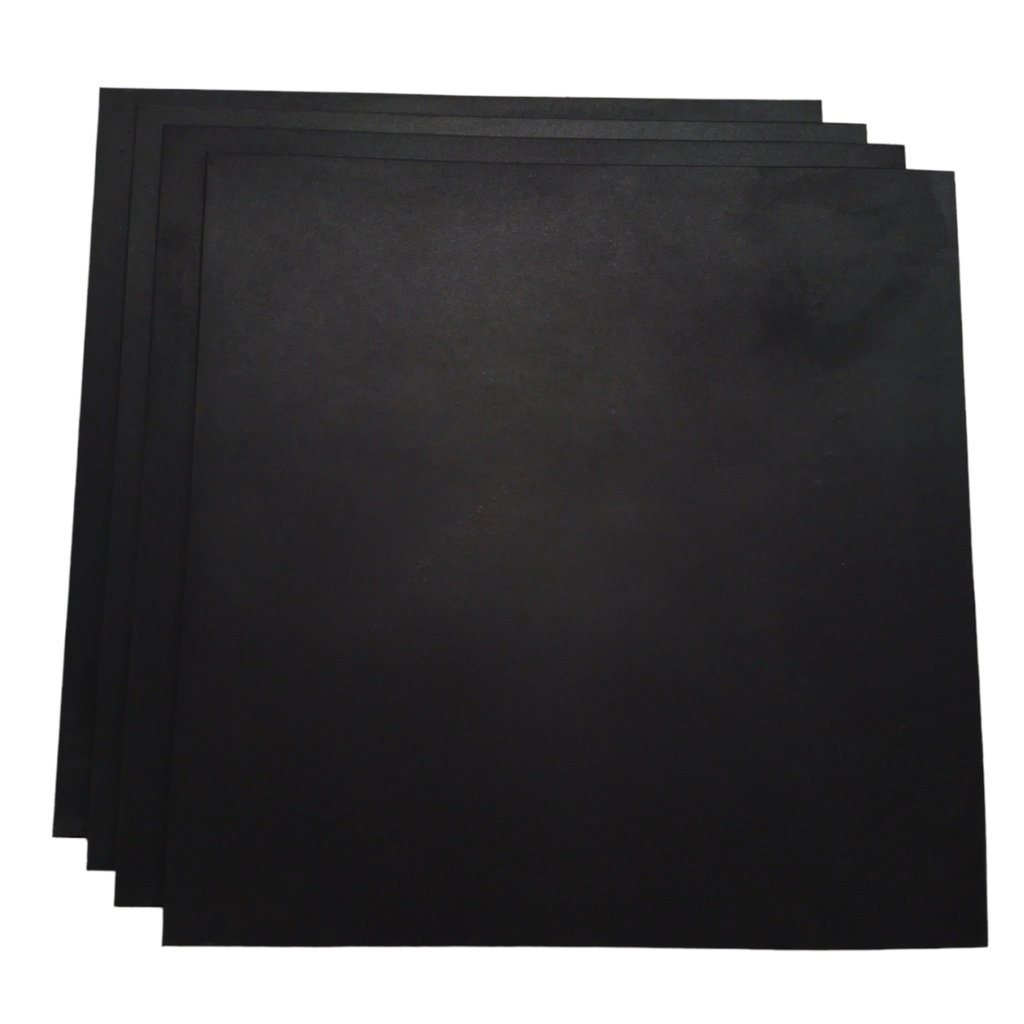 INFINITÉ Loseta De Piso Importado Para Gimnasio Grosor 15 mm Alto Trafico (Negro) 1X1Mt IF-LP16