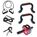 Infinité Kit 5 en 1: Rueda de abdomen, Cuerdas, Push up y Ejercitador KIT-PERSONAL