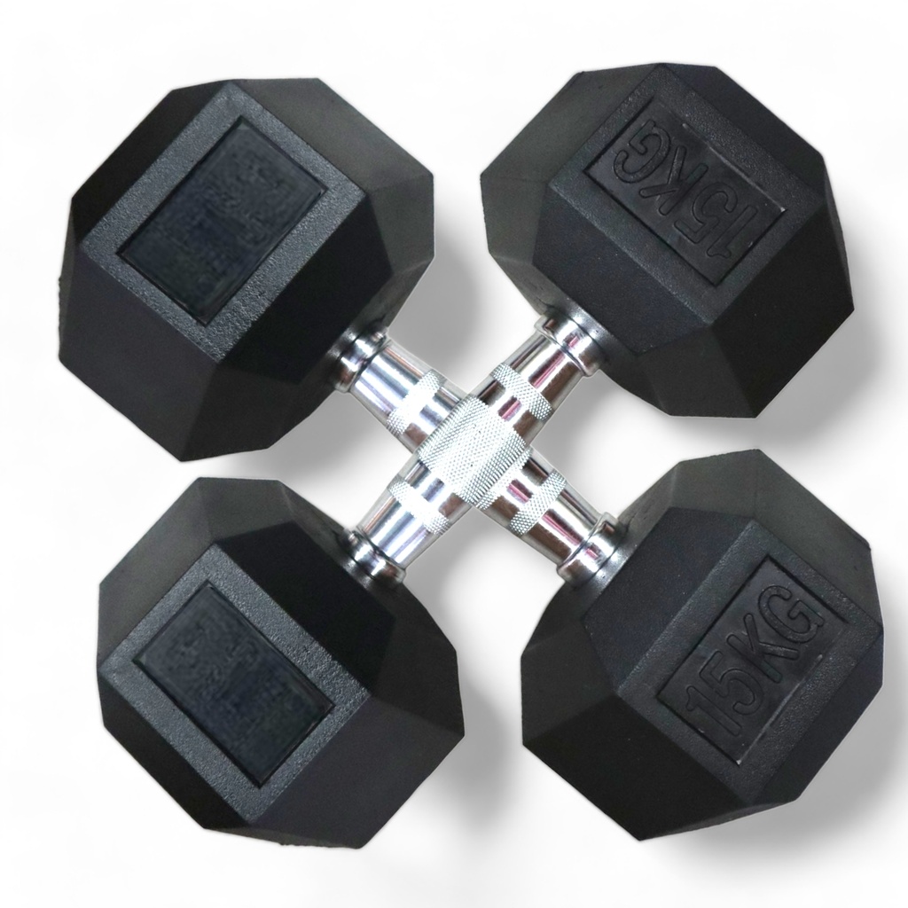 Infinité Mancuerna Hexagonal De 15Kg Linea Economica IF-LEHK15 (PAR)