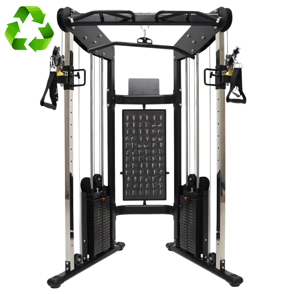 Force USA Personal Trainer Machine/Crossover en V/Polea Dual ECO-F-FT