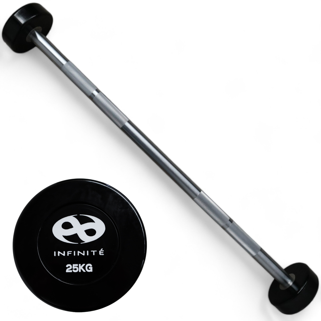 Infinité Barra Recta de Uretano Peso integrado 25 Kg / Barbell Straight IF-BRU25