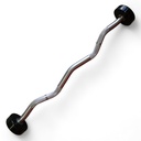 Infinité Barra Curva de uretano/Barra Z peso integrado 45 Kg IF-BCU45